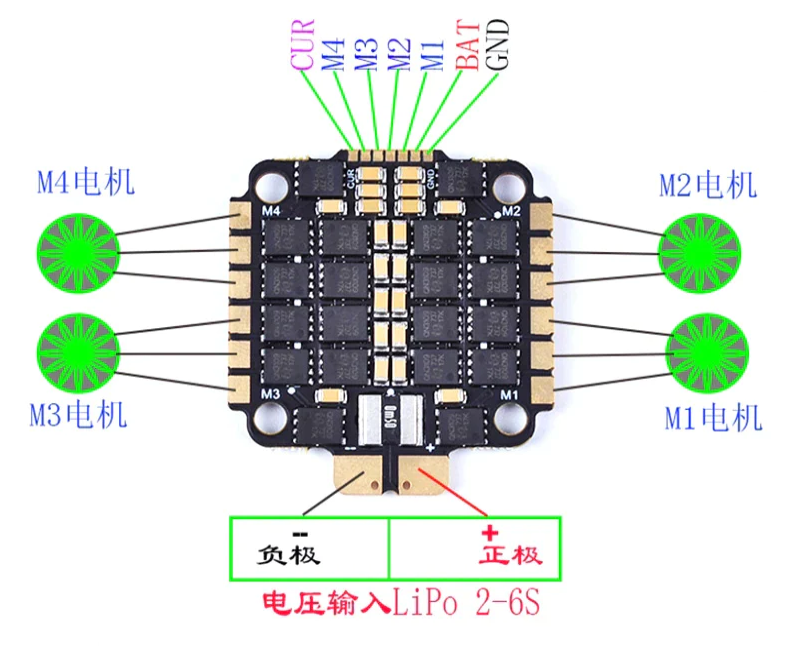 LANRC 45A 4in1 brushless3